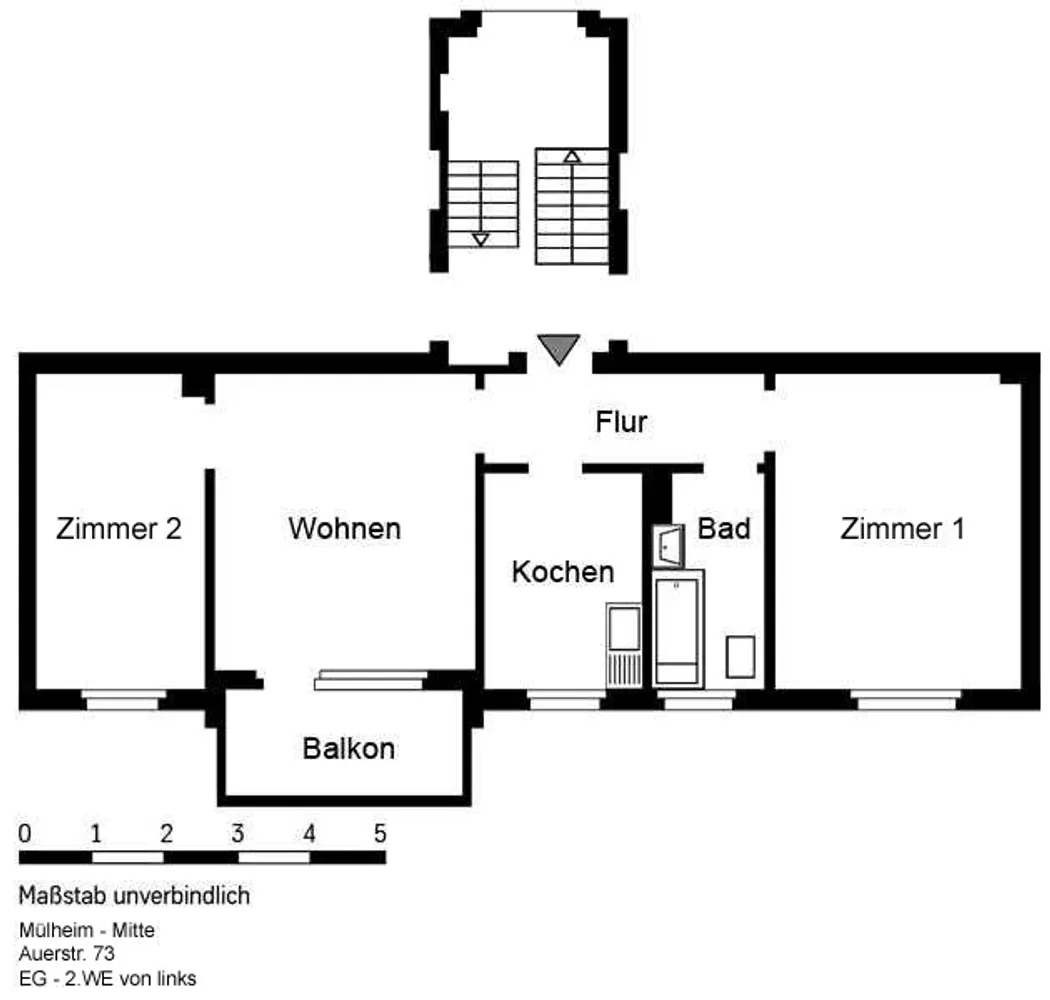 3 room apartment with 55 m² in Mülheim an der Ruhr – Photo 4