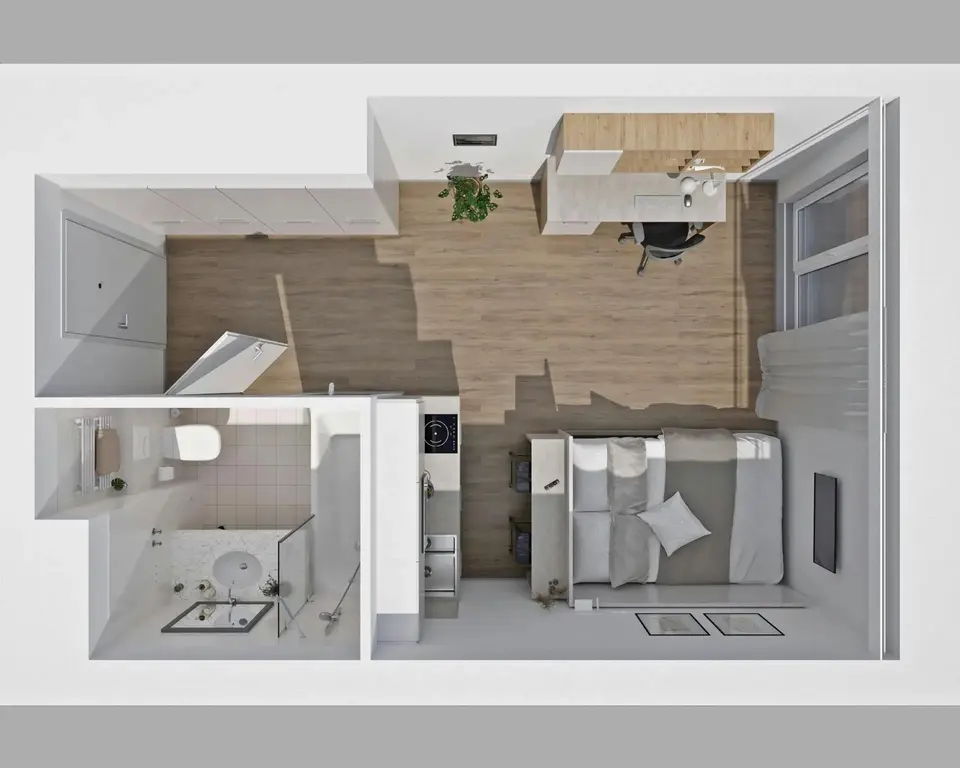 2 Zimmer Wohnung mit 23 m² in Bonn – Bild 5