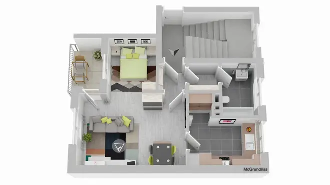 1 Zimmer Wohnung mit 34 m² in Hagen – Bild 7
