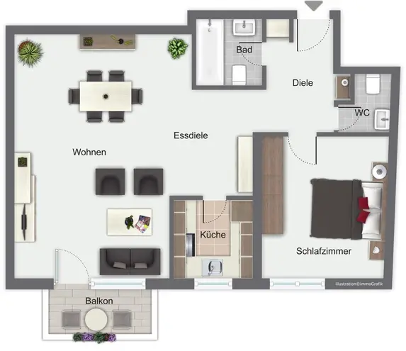 2 Zimmer Wohnung mit 63 m² in Frankfurt am Main – Bild 10