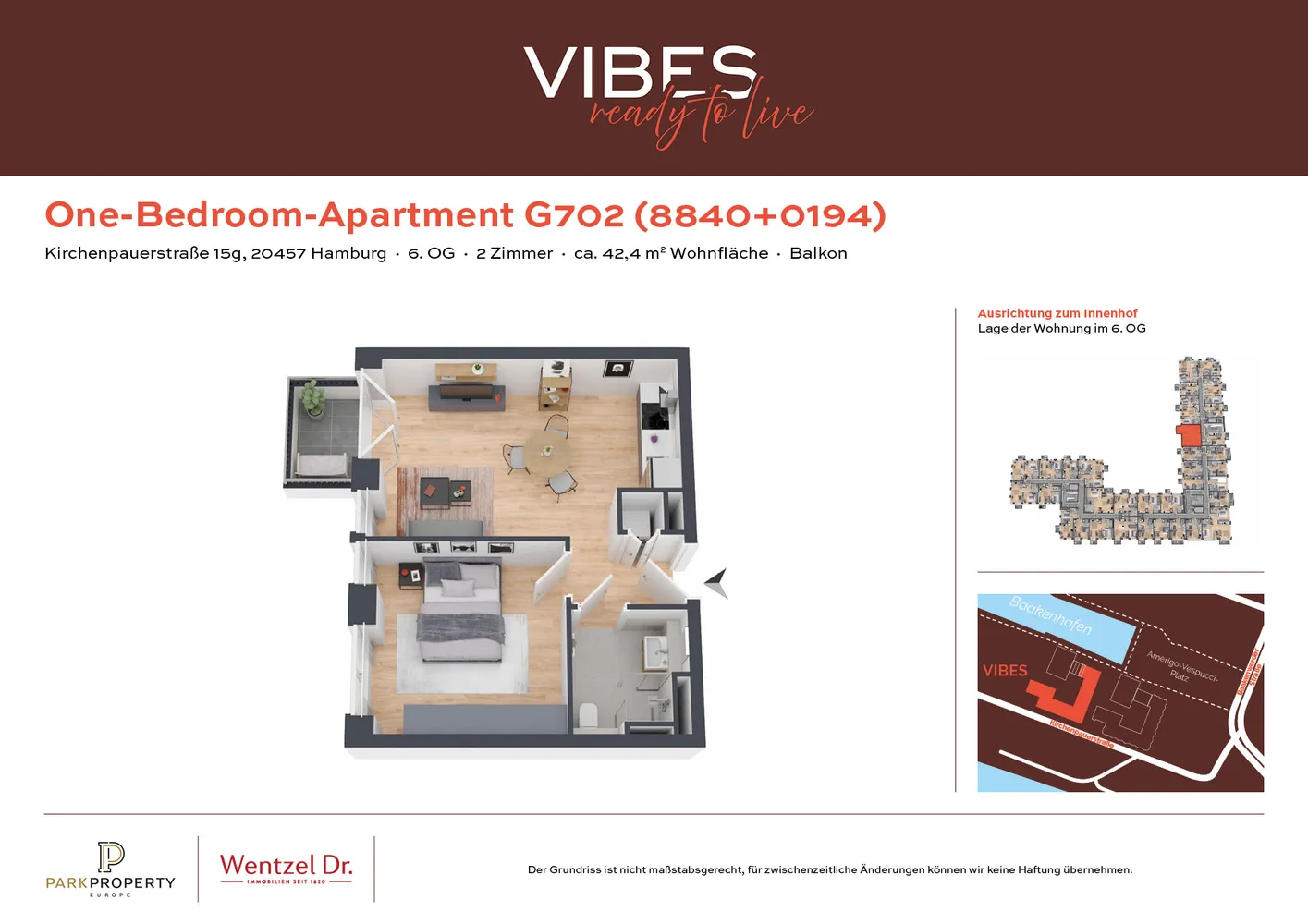2 Zimmer Wohnung mit 42 m² in Hamburg – Bild 12