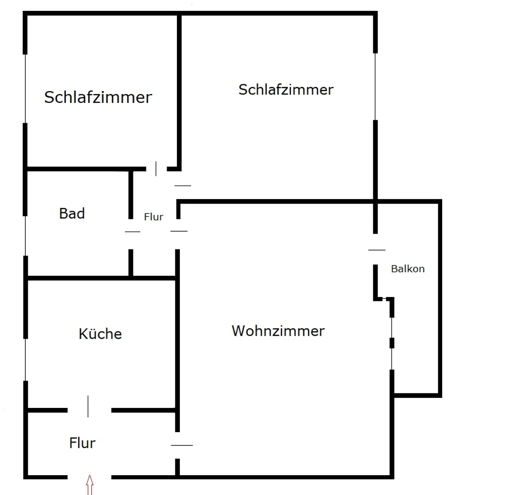3 Zimmer Wohnung mit 57 m² in Delmenhorst – Bild 8