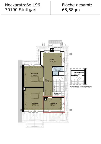 WG-Zimmer mit 10 m² in Stuttgart – Bild 10