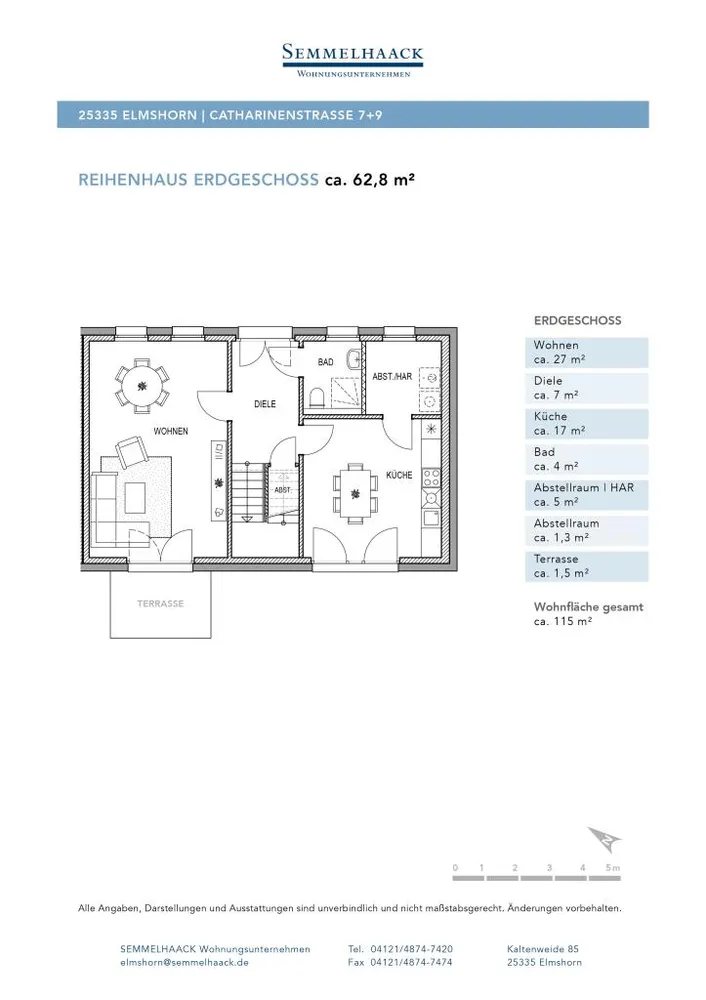 4 Zimmer Haus mit 115 m² in Elmshorn – Bild 1