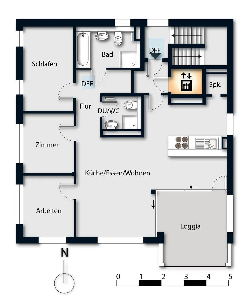 4 Zimmer Wohnung mit 140 m² in Bietigheim-Bissingen – Bild 2