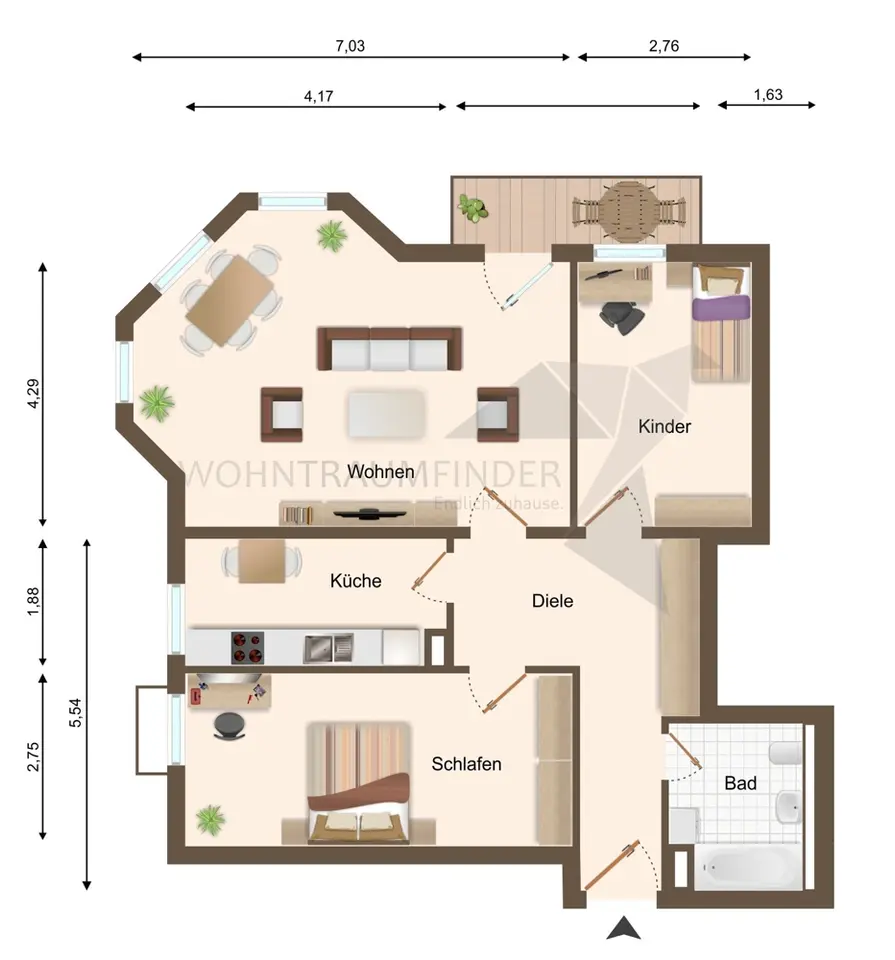 3 Zimmer Wohnung mit 88 m² in Zwickau – Bild 8