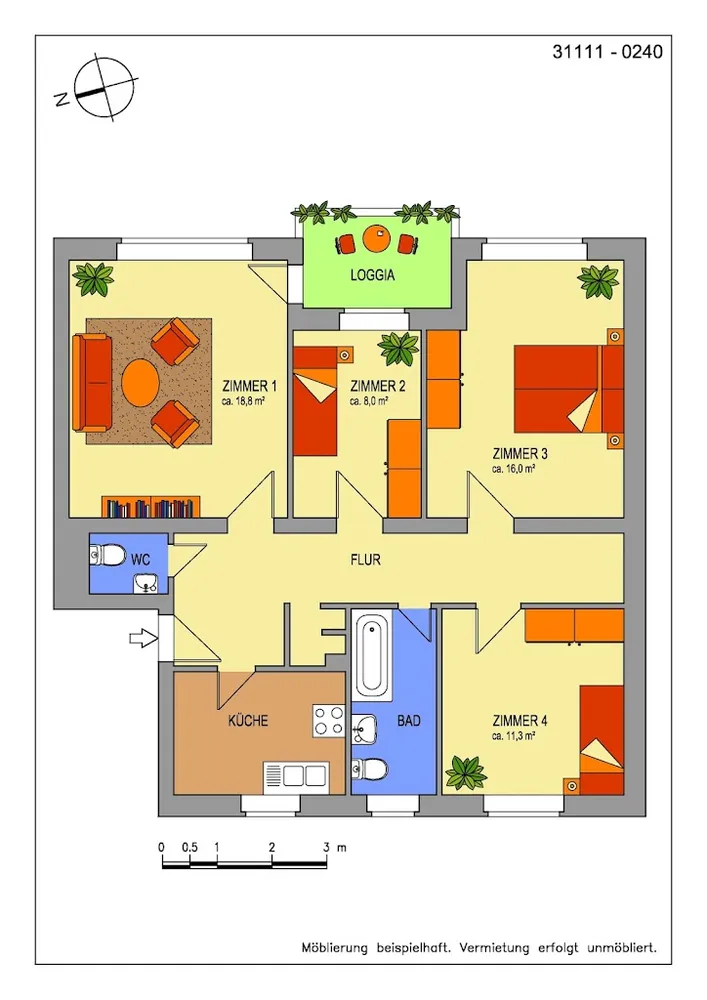 4 room apartment with 84 m² in Berlin – Photo 8