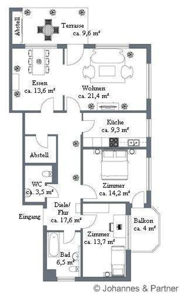 4 Zimmer Wohnung mit 108 m² in Dresden – Bild 3