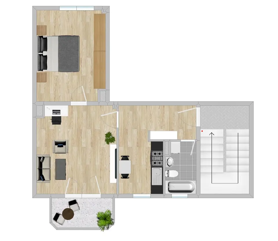 2 Zimmer Wohnung mit 52 m² in Riesa – Bild 6