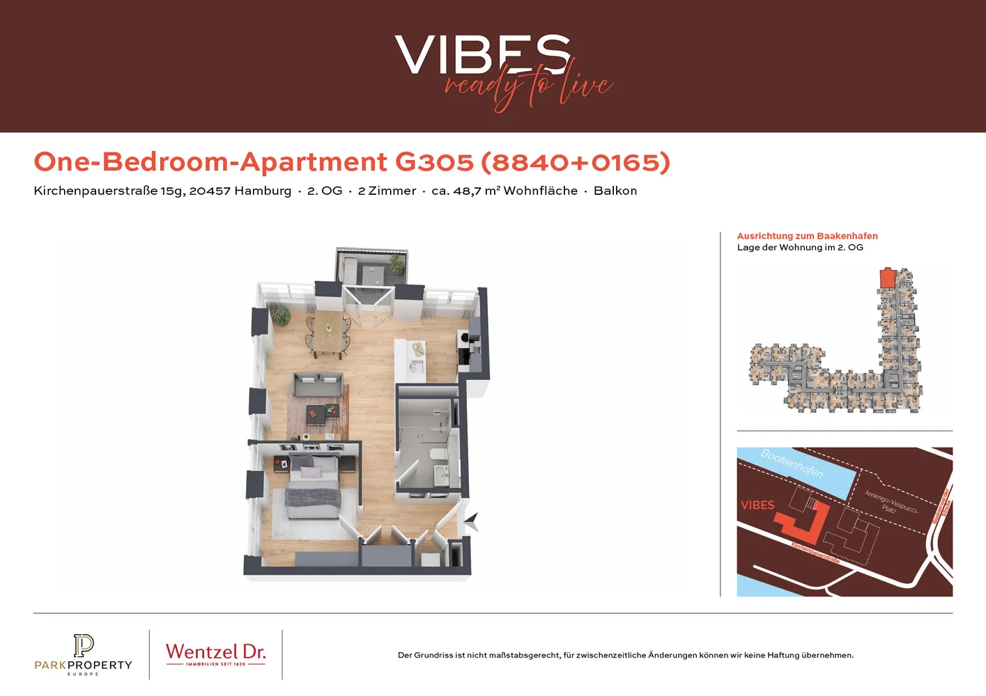 2 Zimmer Wohnung mit 49 m² in Hamburg – Bild 11