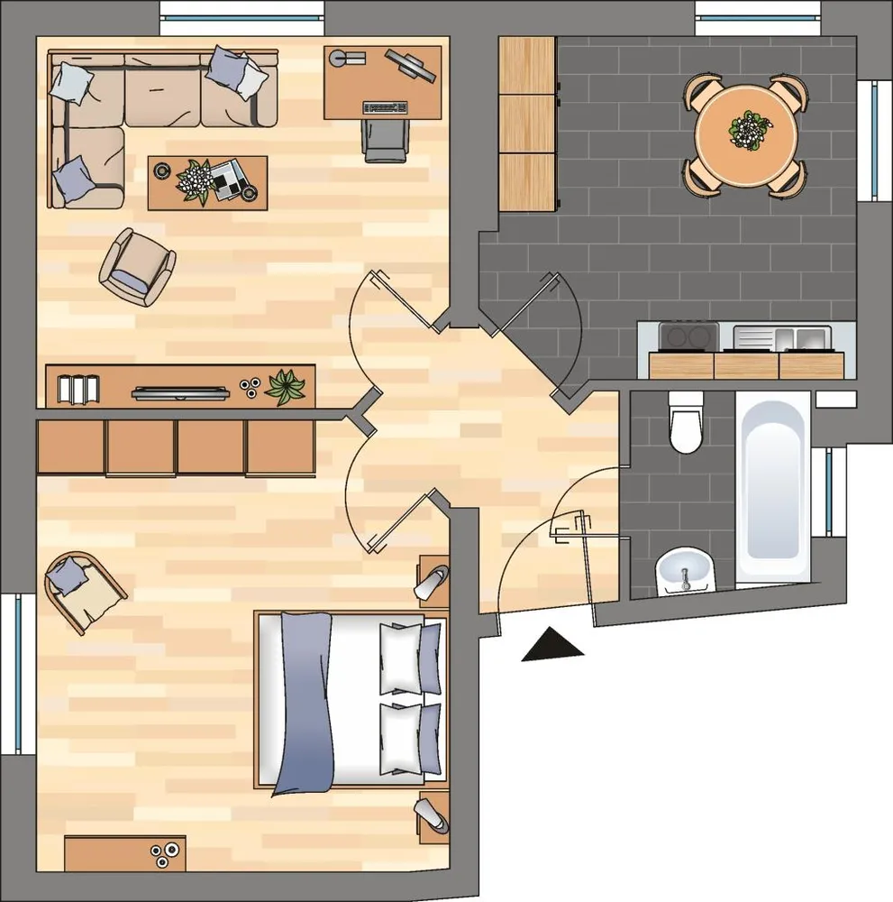 2 Zimmer Wohnung mit 56 m² in Kiel – Bild 7