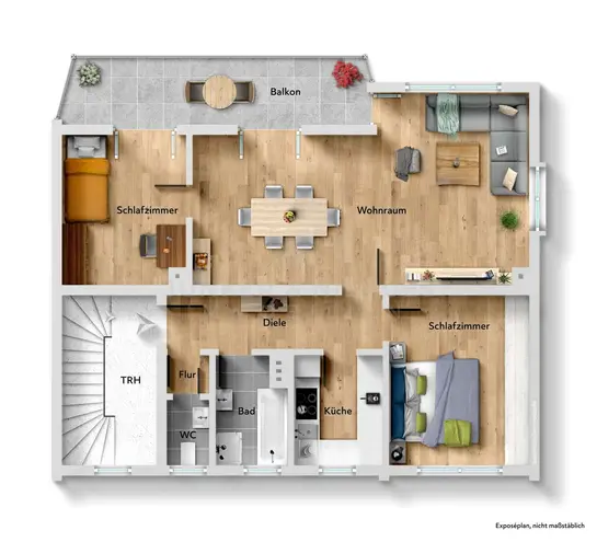 3 room apartment with 75 m² in Bielefeld – Photo 3