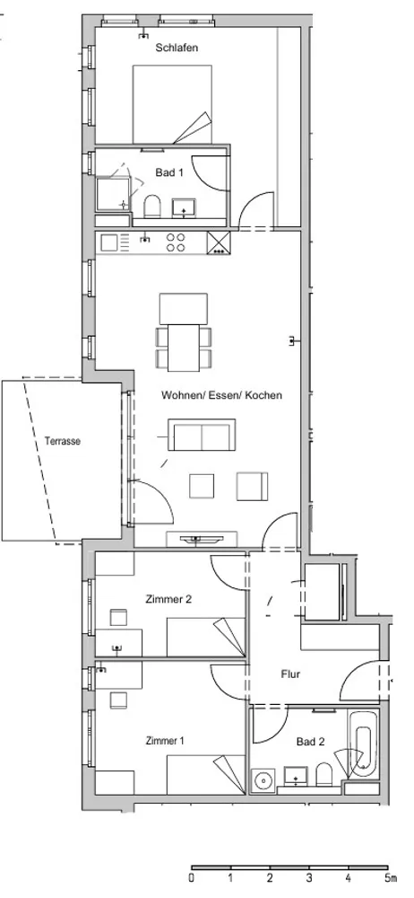 4 Zimmer Wohnung mit 110 m² in Mainz – Bild 2