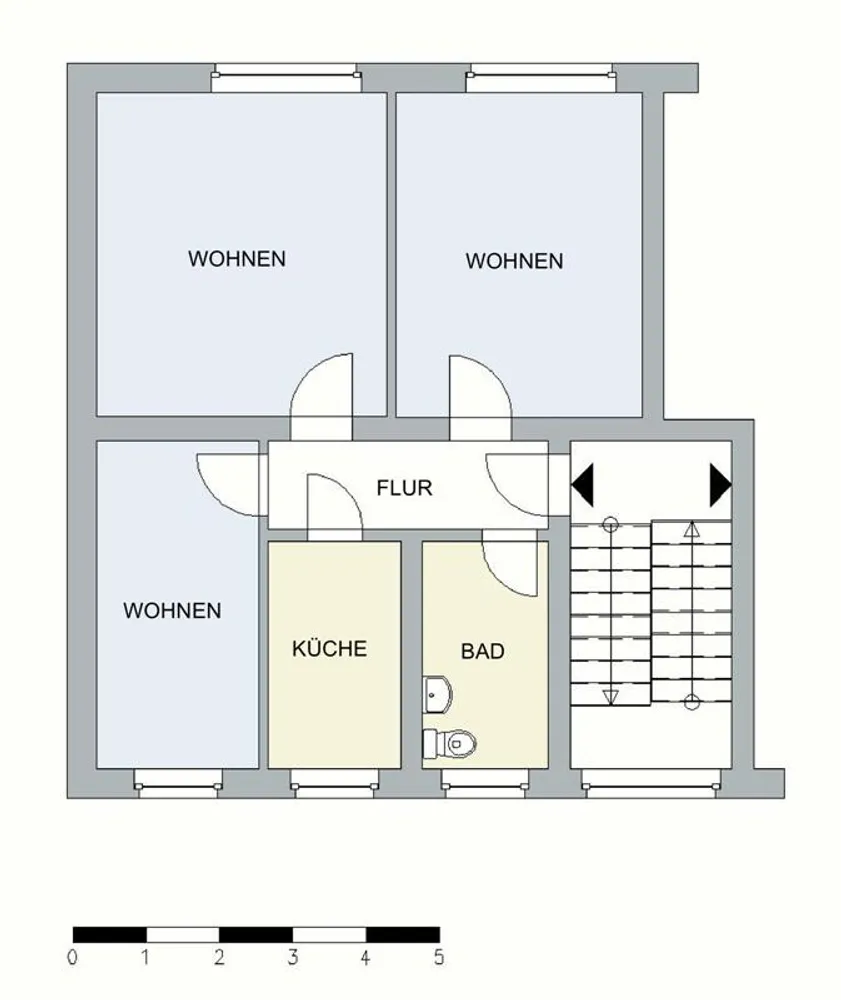 3 Zimmer Wohnung mit 58 m² in Neubrandenburg – Bild 4