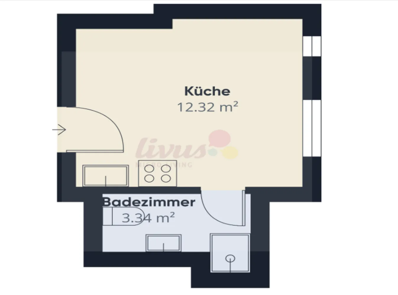 1 Zimmer Wohnung mit 20 m² in Magdeburg – Bild 9