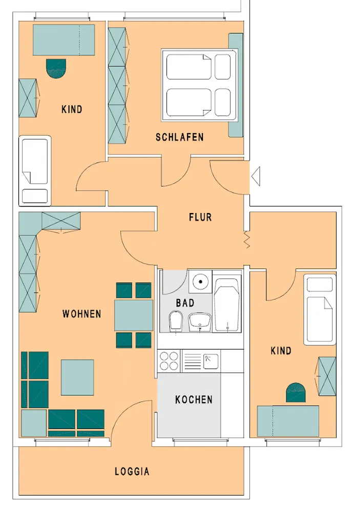 4 Zimmer Wohnung mit 77 m² in Dresden – Bild 4