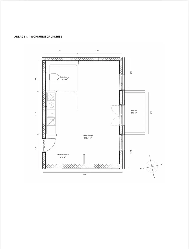 1 Zimmer Wohnung mit 39 m² in Berlin – Bild 7