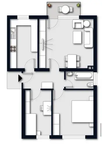 3 Zimmer Wohnung mit 72 m² in Hagen – Bild 4