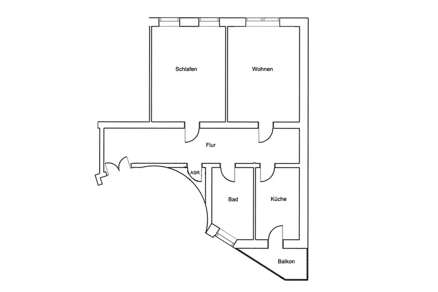 2 Zimmer Wohnung mit 80 m² in Dresden – Bild 2