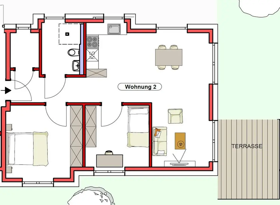 3 Zimmer Wohnung mit 71 m² in Kehl – Bild 5