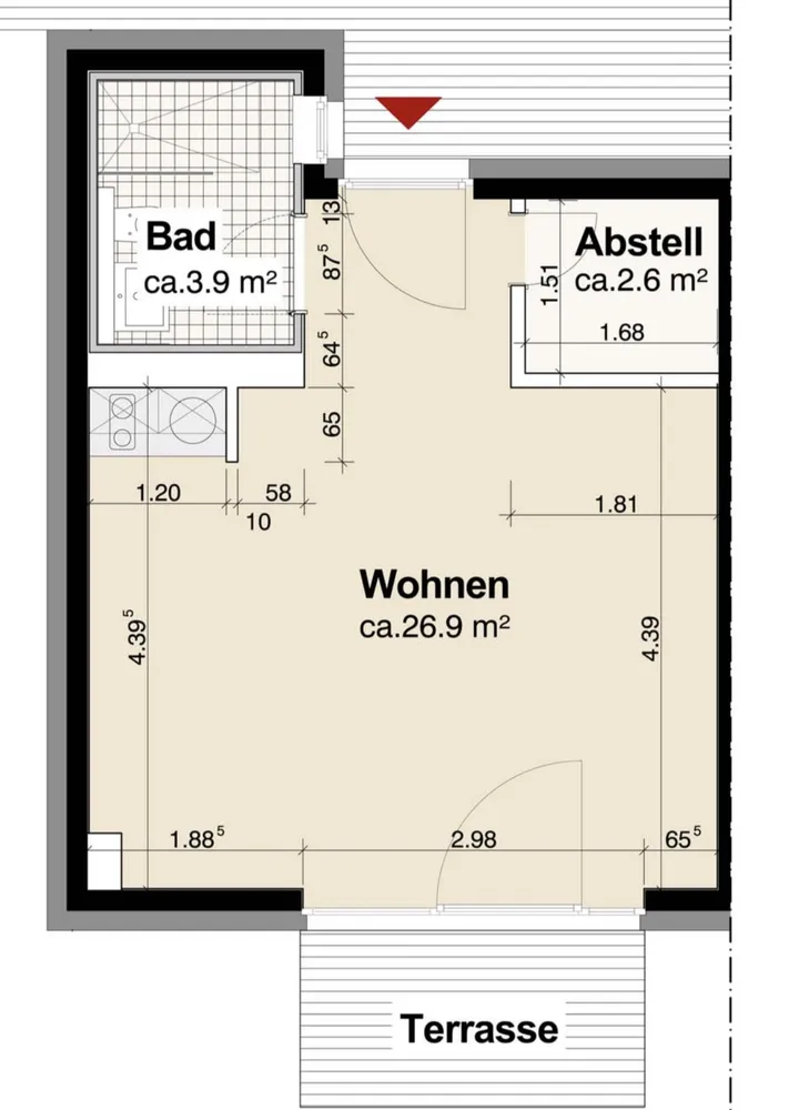 1 Zimmer Wohnung mit 33 m² in Münster – Bild 8