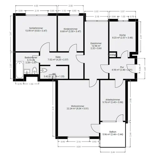 4 Zimmer Wohnung mit 99 m² in Berlin – Bild 8
