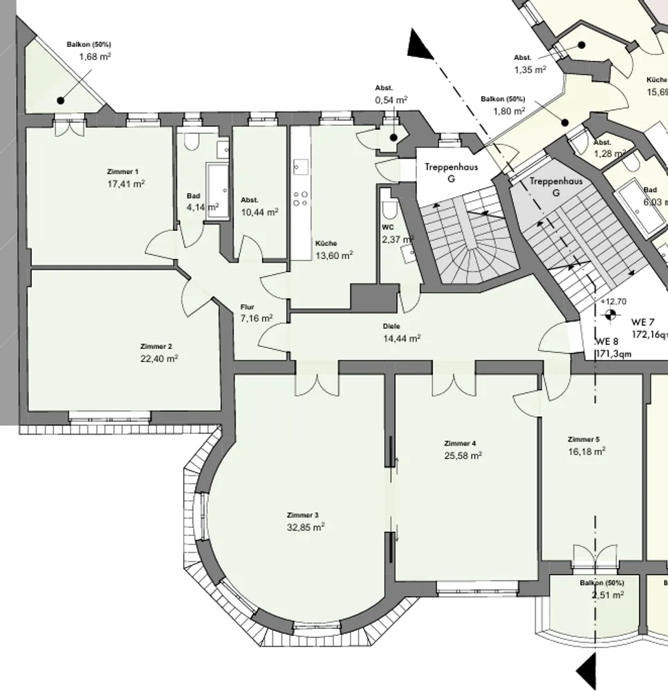 5 Zimmer Wohnung mit 171 m² in Berlin – Bild 5