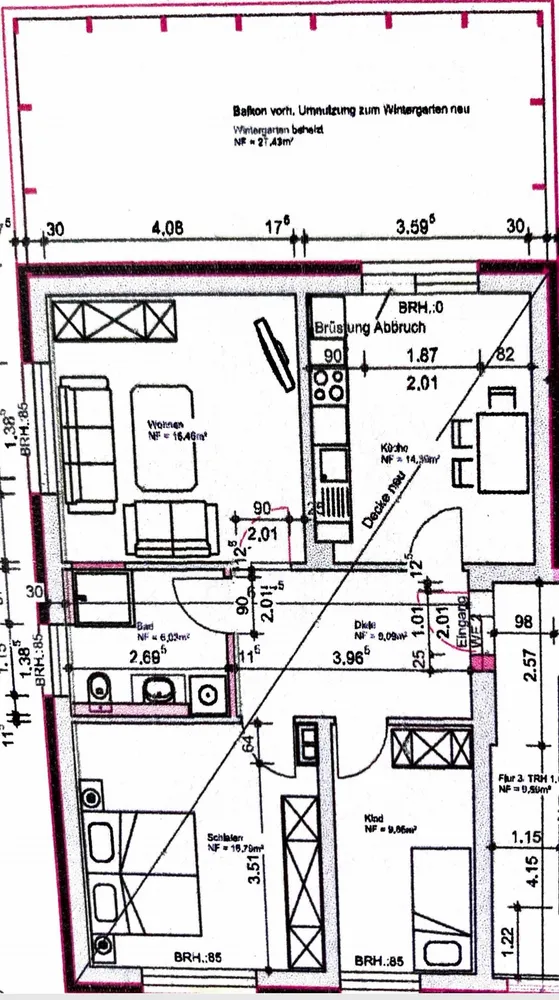 3 room apartment with 87 m² in Duderstadt – Photo 2