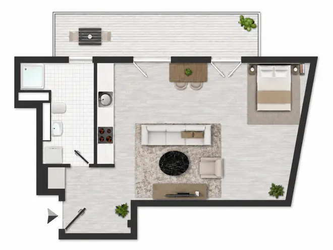 1 Zimmer Wohnung mit 46 m² in Leipzig – Bild 10