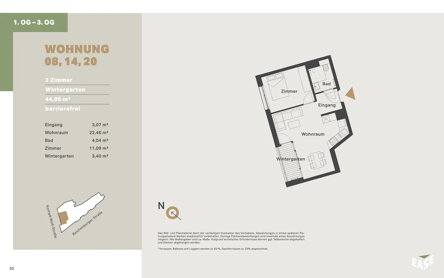 2 room apartment with 44 m² in Berlin – Photo 9