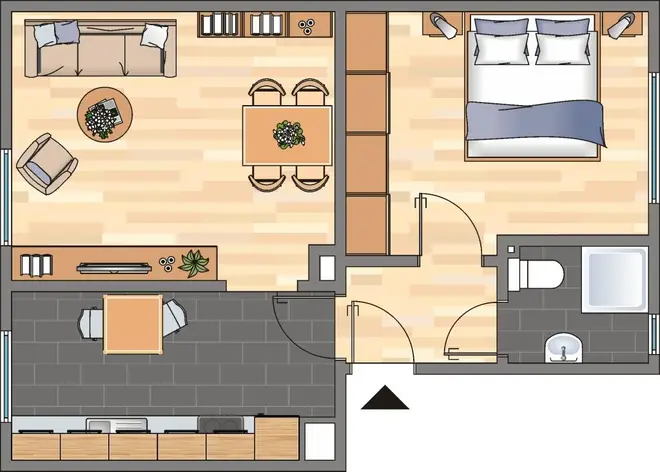 2 Zimmer Wohnung mit 40 m² in Bochum – Bild 2