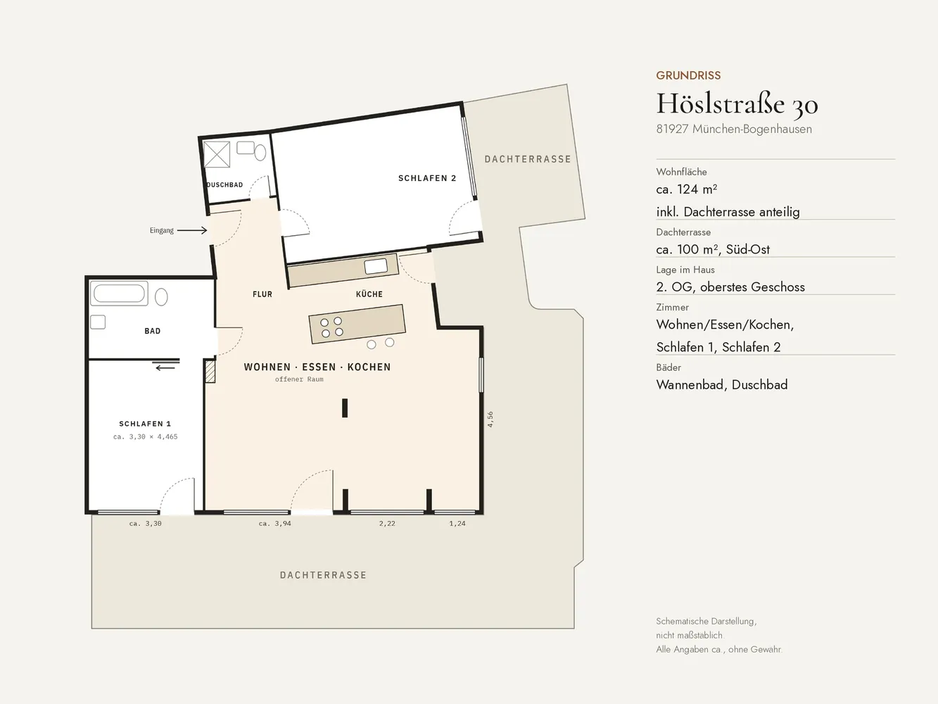 3 Zimmer Wohnung mit 124 m² in München – Bild 6