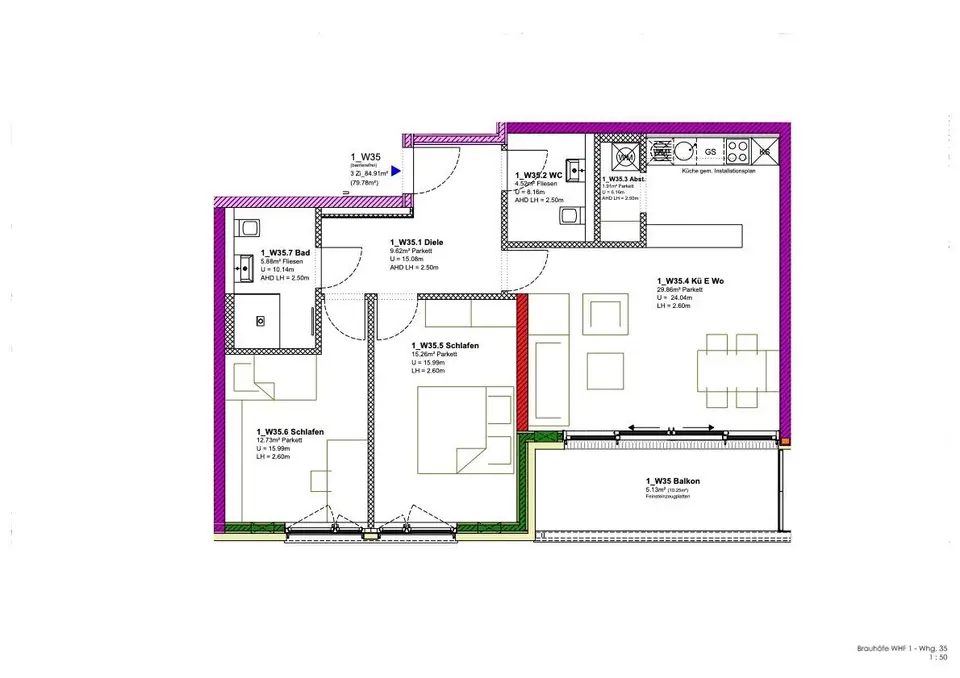 3 room apartment with 85 m² in Passau – Photo 6
