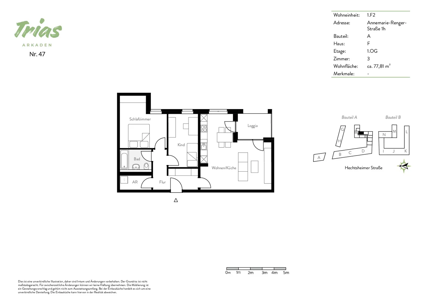3 room apartment with 78 m² in Mainz – Photo 8