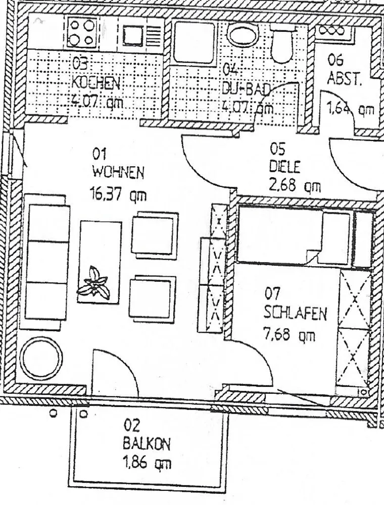 2 Zimmer Wohnung mit 39 m² in Lübeck – Bild 7