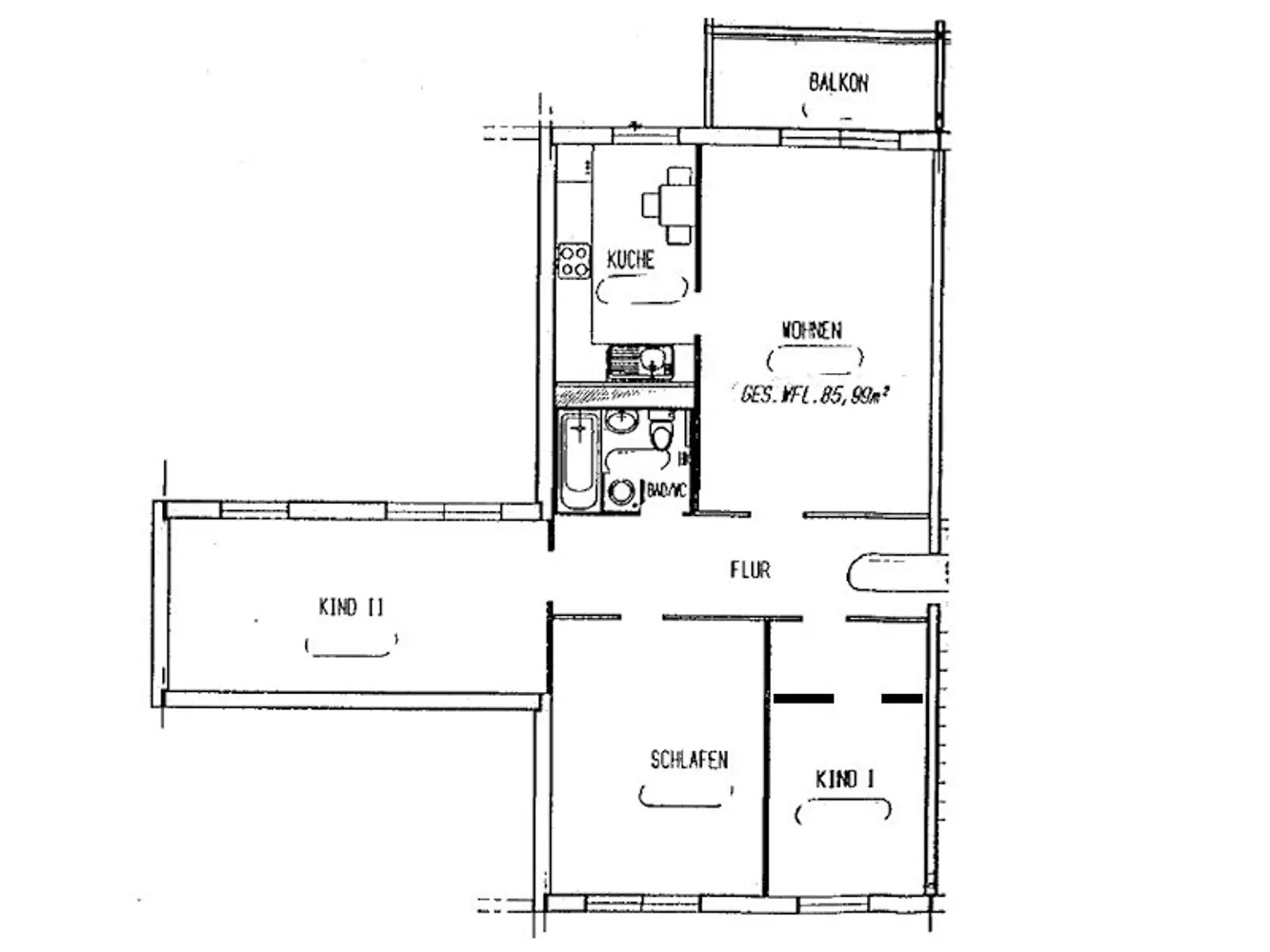 4 Zimmer Wohnung mit 86 m² in Leipzig – Bild 2