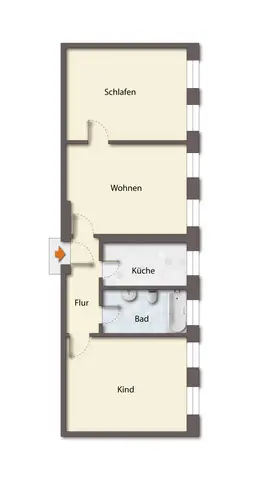 3 Zimmer Wohnung mit 69 m² in Halle (Saale) – Bild 4