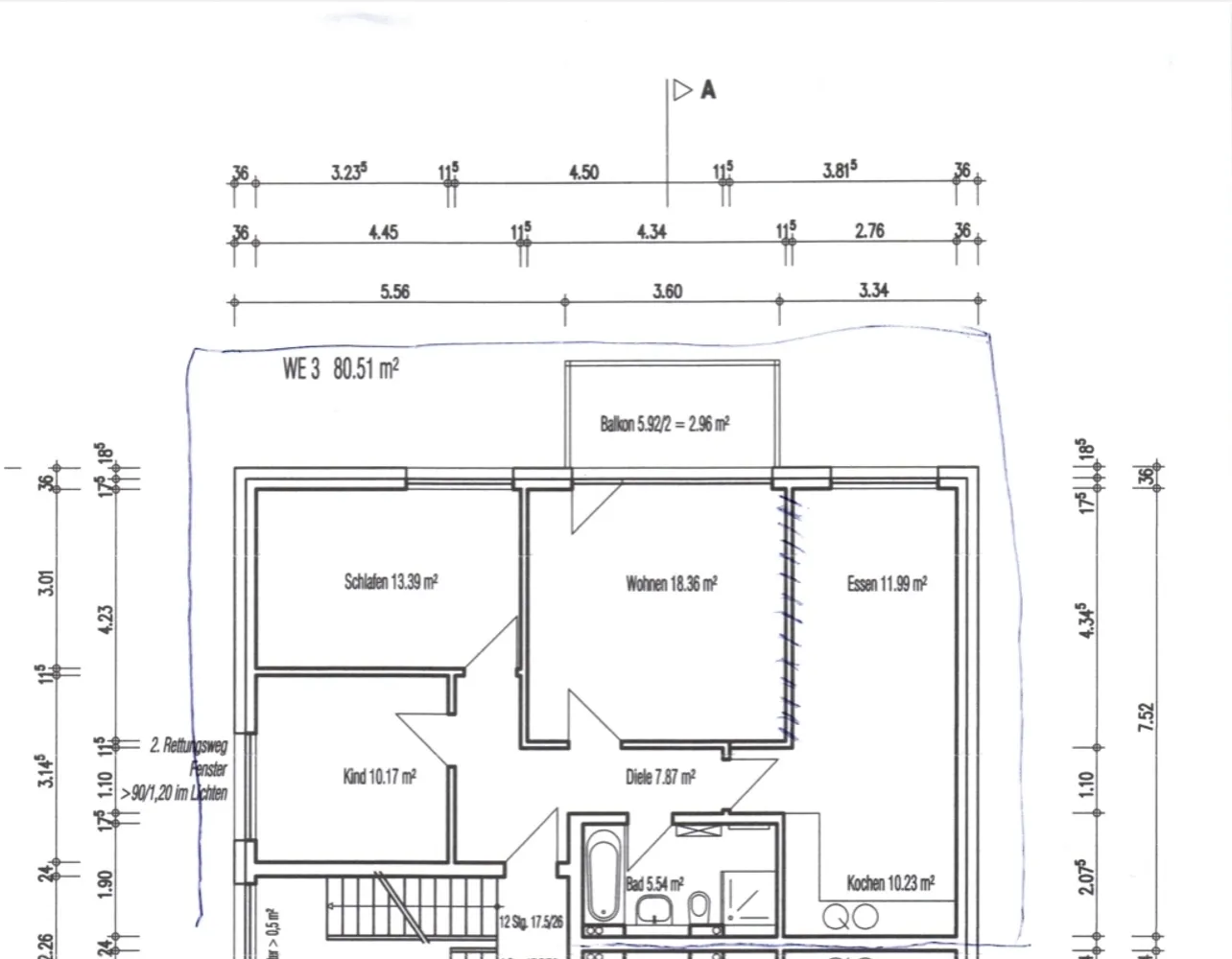 4 Zimmer Wohnung mit 81 m² in Essen – Bild 4