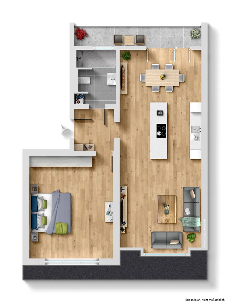 2 Zimmer Wohnung mit 80 m² in Stuttgart – Bild 2