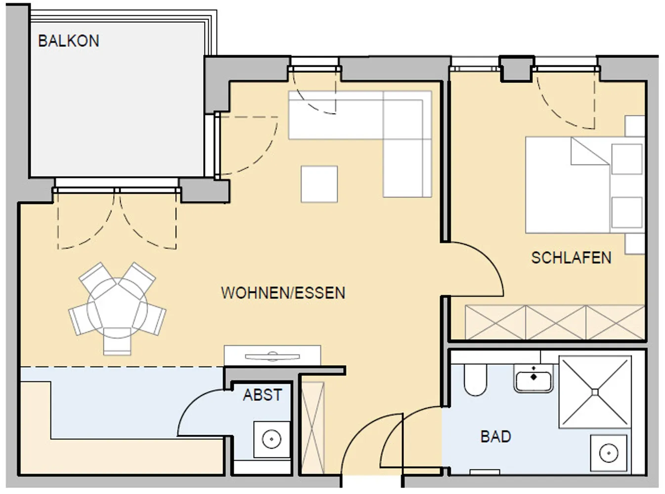 2 Zimmer Wohnung mit 62 m² in Braunschweig – Bild 2