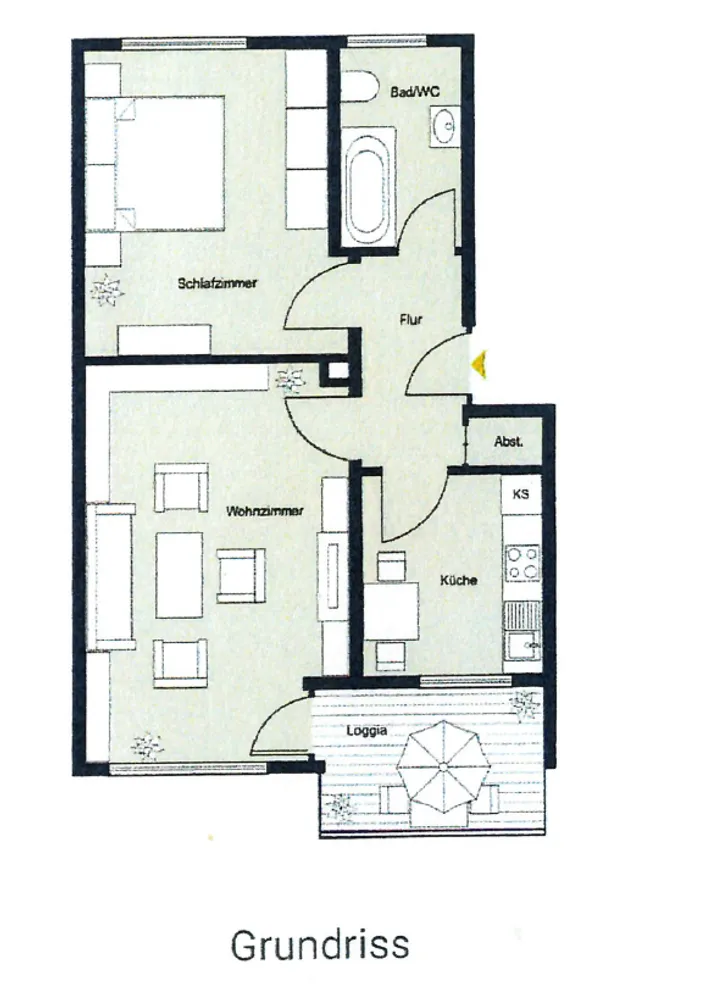 2 room apartment with 51 m² in Fürstenfeldbruck – Photo 3