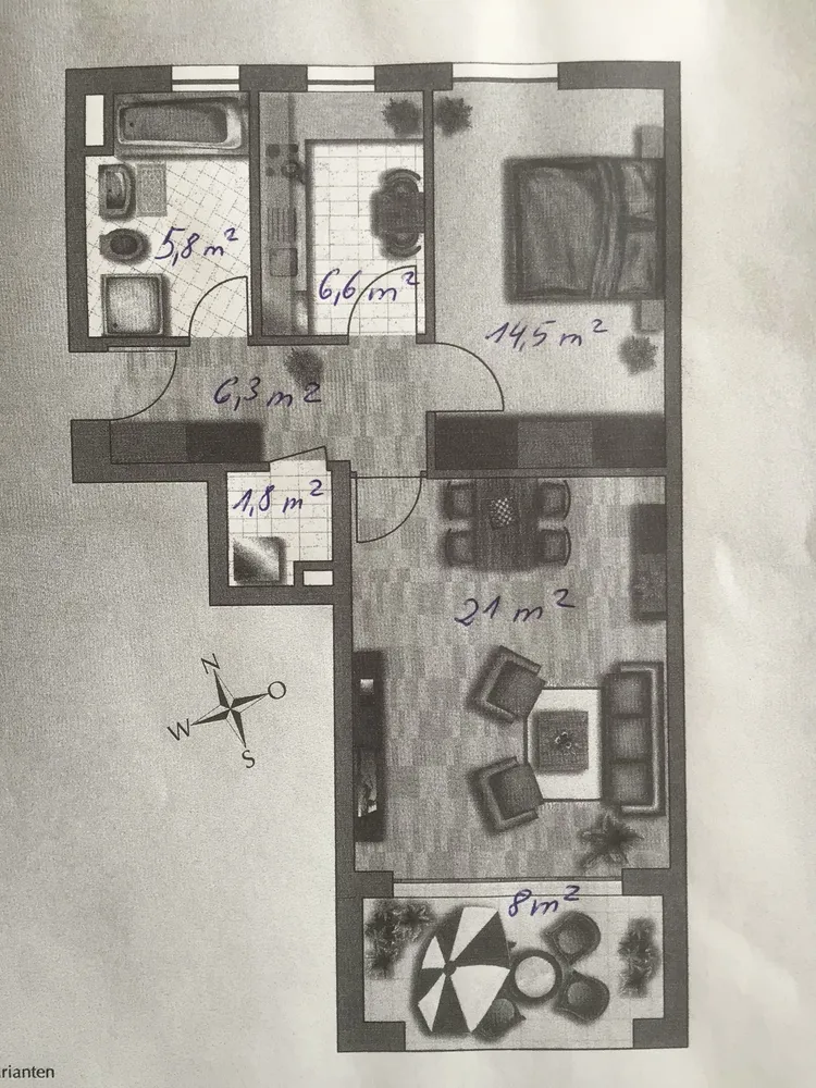 2 Zimmer Wohnung mit 60 m² in Regensburg – Bild 8