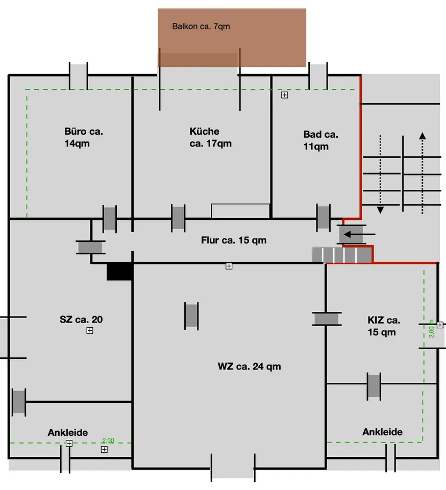 4 Zimmer Wohnung mit 118 m² in Mittweida – Bild 5
