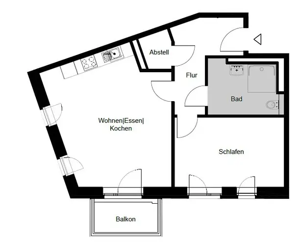 2 Zimmer Wohnung mit 60 m² in Hamburg – Bild 4