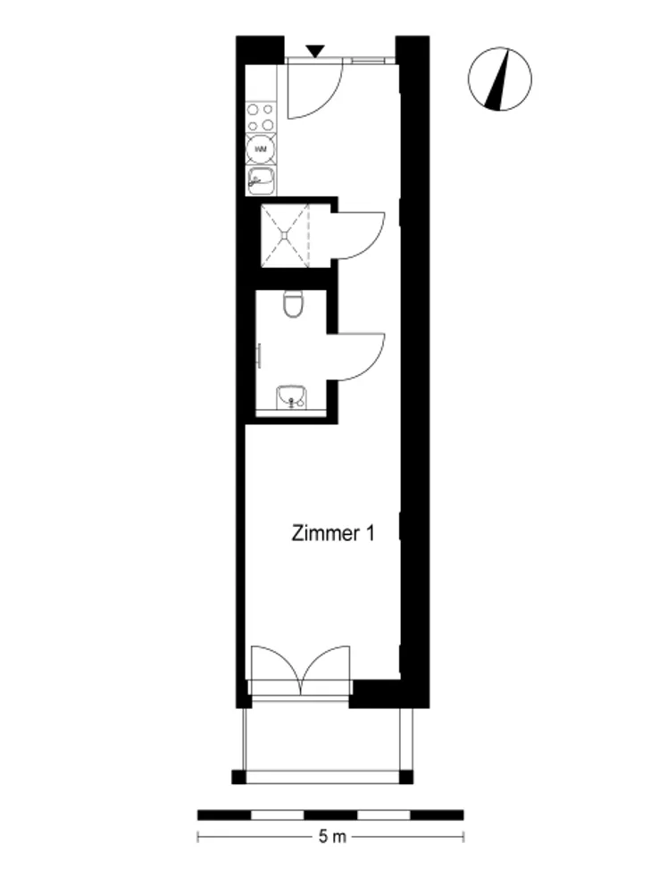 1 Zimmer Wohnung mit 34 m² in Berlin – Bild 2
