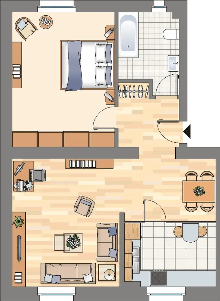 3 room apartment with 65 m² in Dortmund – Photo 2