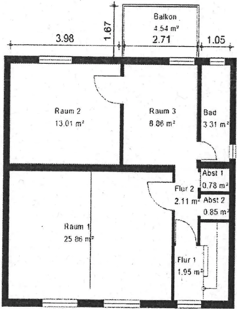 2 Zimmer Wohnung mit 59 m² in Köln – Bild 2