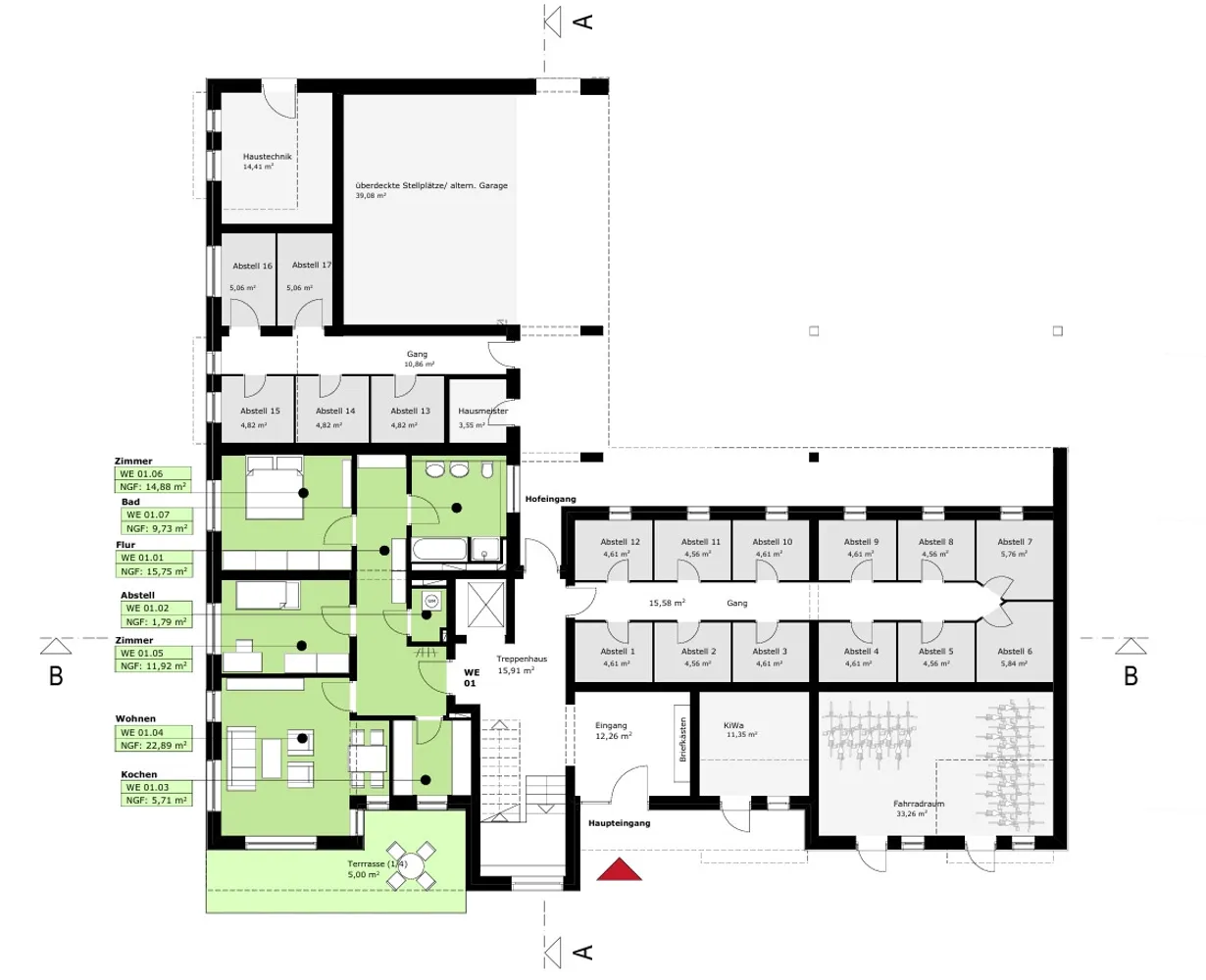 3 Zimmer Wohnung mit 88 m² in Dresden – Bild 5