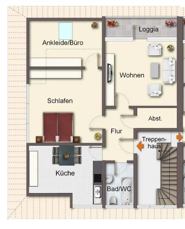 3 Zimmer Wohnung mit 75 m² in Papenburg – Bild 9