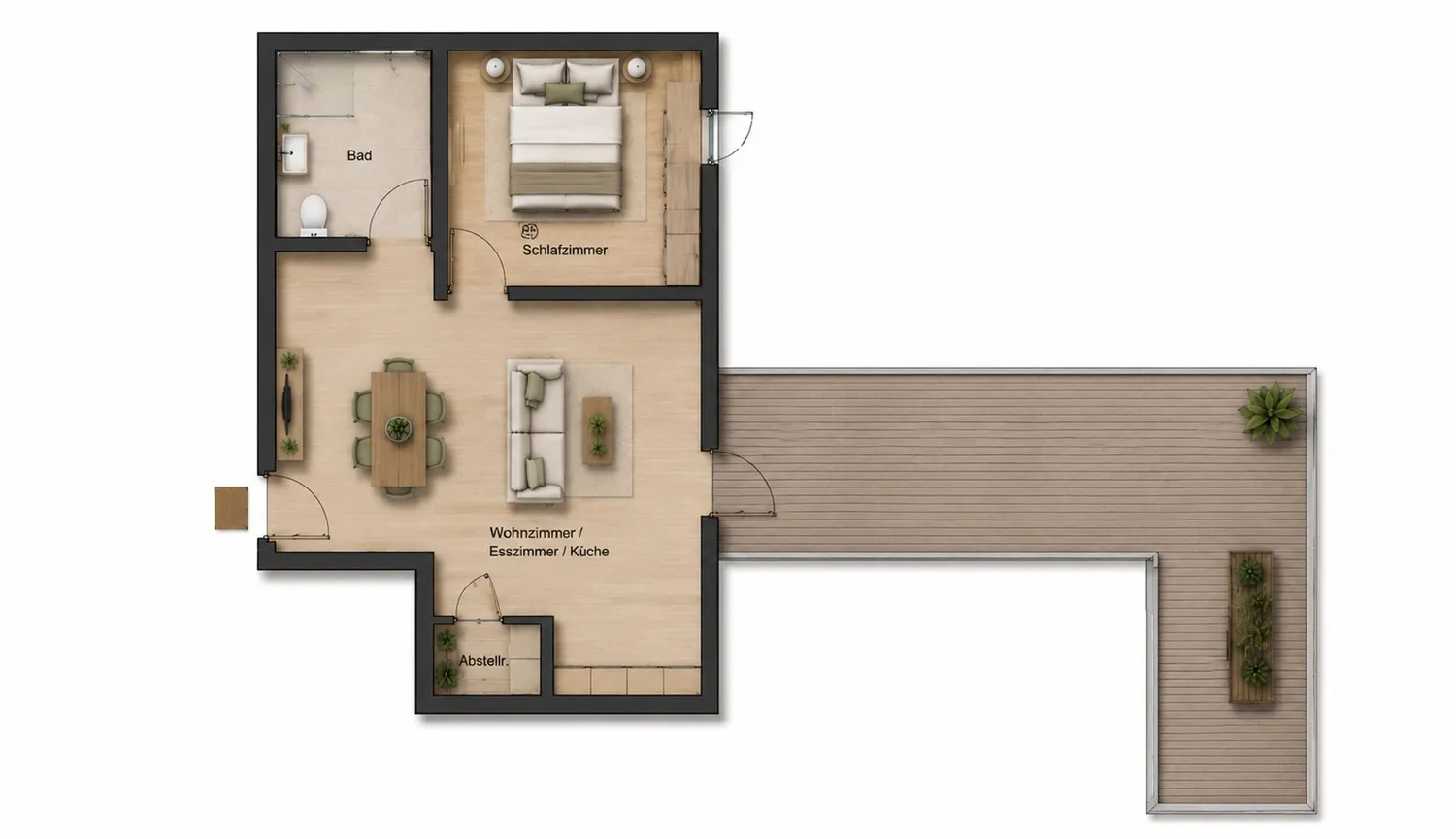2 Zimmer Wohnung mit 67 m² in Frankfurt am Main – Bild 9